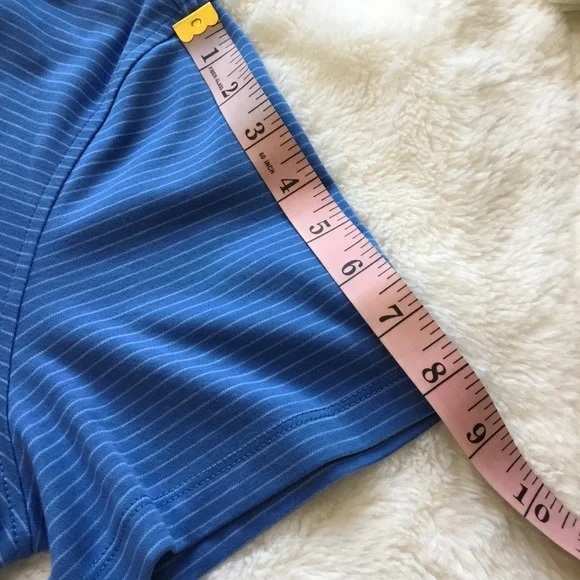 Calvin Klein Striped Blue Men Polo Shirt - Picture 13 of 14